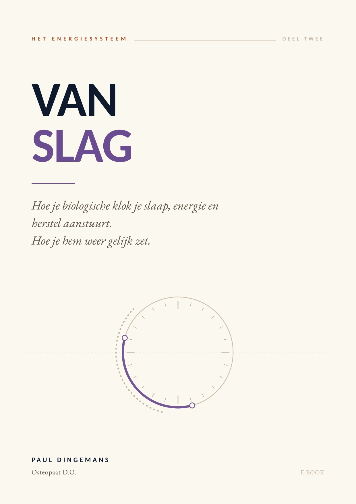 Omslag van het e-book VAN SLAG, deel twee uit de reeks Het Energiesysteem, door Paul Dingemans